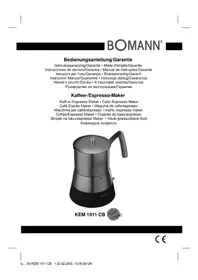 BOMANN KEM 1911 CB - Kaffemaskin