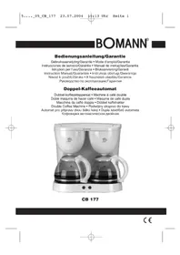 BOMANN CB 177 - Máquina de café