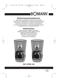 BOMANN CB 148 - Máquina de café
