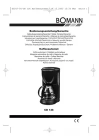 BOMANN CB 136 - Kaffeemaschine