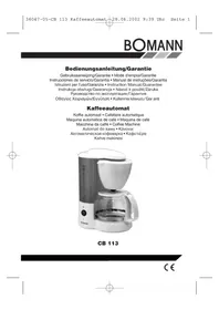 BOMANN CB 113 - Kaffeemaschine