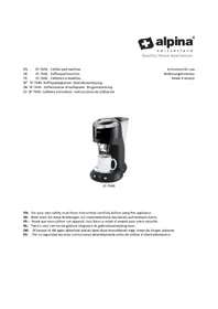 Notice ALPINA SF7646 Maquina de cafe