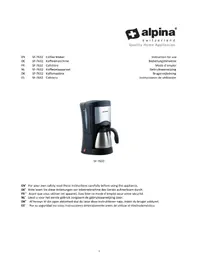 ALPINA SF7632 - Machine à café