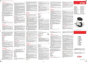 Notice SOLAC CF4150 Machine à café