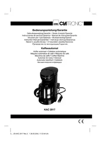 CLATRONIC KAC 2917 - Kaffemaskin