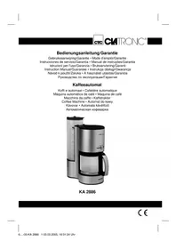 CLATRONIC KA 2886 - Macchina da caffè