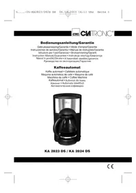 CLATRONIC KA 2824 DS - Macchina da caffè