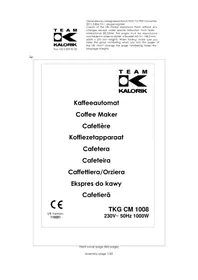 KALORIK TKG CM 1008 - Máquina de café