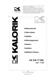 KALORIK KA CM 17 W - Macchina da caffè