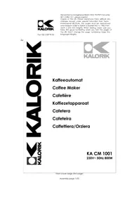 KA CM 1001 KALORIK