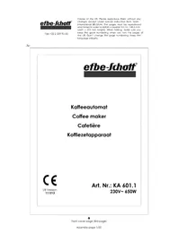 Efbe-Schott KA 601.1 - Kaffeemaschine