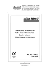 Efbe-Schott KA 520 - Kaffeemaschine