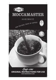 Notice Technivorm MOCCAMASTER CUP ONE Machine à café