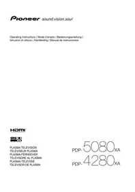 Notice PIONEER PDP4280XA Téléviseur