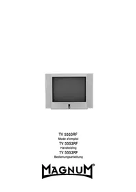 Notice Magnum TV 5553RF Televisie