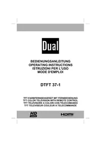 Notice DUAL DTFT 371 Fernseher
