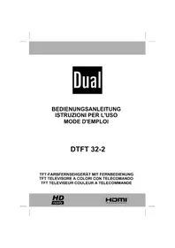 Notice DUAL DTFT 322 Fernseher