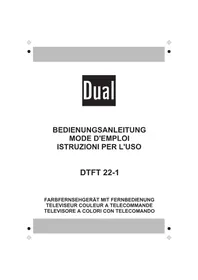 Notice DUAL DTFT 221 Fernseher