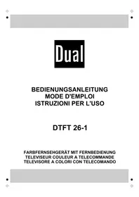 Notice DUAL DTFT 261 Fernseher