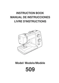 Notice JANOME 509 SEWIST Machine à coudre