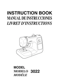 Notice JANOME 3022 Machine à coudre