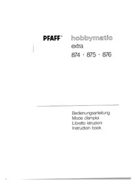 PFAFF Hobby 876 - Macchina da cucire