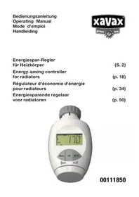 Notice Xavax 111850 Thermostat