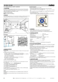 Notice Niko 88001 Thermostat