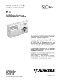 Notice Junkers TF 20 Thermostat