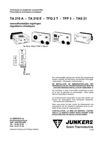 Notice Junkers TFP 3 Thermostat