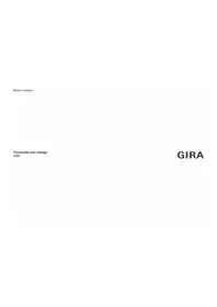 Notice Gira 0389 Thermostat