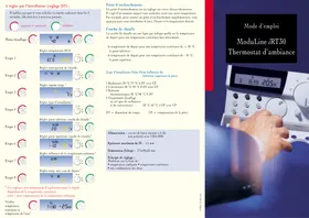 Notice BUDERUS IRT 30 MODULINE 30 Thermostat