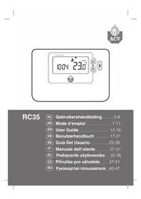 Notice ACV RC35 Thermostat