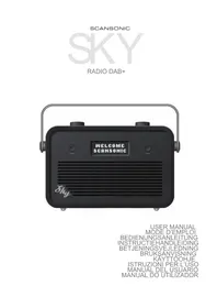 Notice SCANSONIC SKY RADIO DAB+ Radio