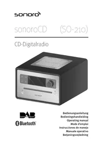 Notice SONORO SO210 Radio
