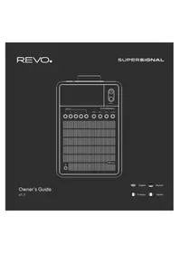Notice REVO SUPERSIGNAL Radio