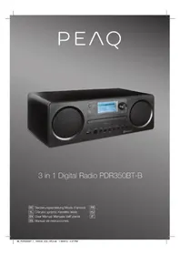 Notice PEAQ PDR350BT Rádió