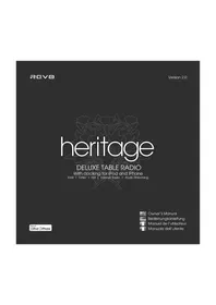 Notice REVO HERITAGE SHADOW Radio