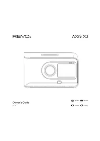 Notice REVO AXIS X3 Radio