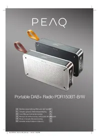 Notice PEAQ PDR150BT Radio