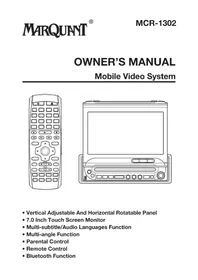 Notice Marquant MCR1302 Dvd speler