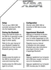 Notice TURTLE BEACH EARFORCE XBA Ecouteur