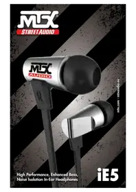 Notice MTX Audio IE5 Earphones