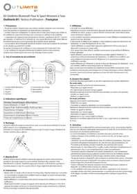 Notice ITT OUTLIMITS B1 Ecouteur