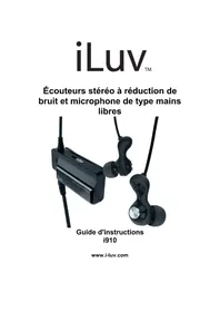 Notice ILUV I910 Ecouteur