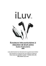 Notice ILUV I900 Ecouteur