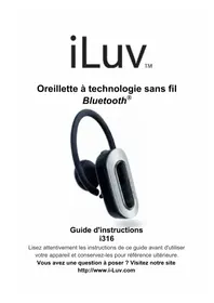 Notice ILUV I316 Ecouteur