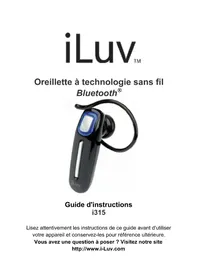 Notice ILUV I315 Ecouteur