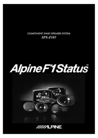 ALPINE SPXZ18T - Car speaker