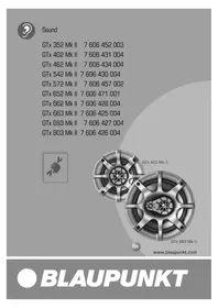 BLAUPUNKT GTx 352 MKII - Enceintes de voiture
